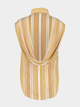 Zeus+Dione Ivory Sun Kymo Textured Silk Top