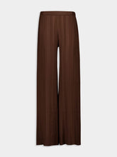 Zeus+Dione Brown Alcestes Signature Wide-Leg Trousers
