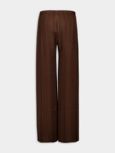 Zeus+Dione Brown Alcestes Signature Wide-Leg Trousers