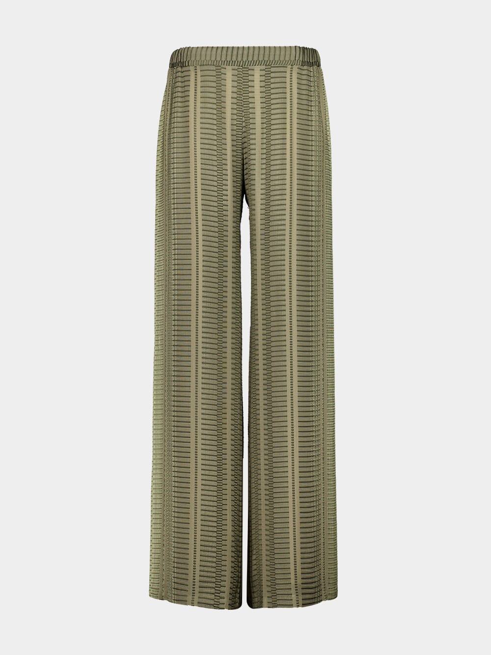 Sage Alcestes Loose Textured-Silk Trousers