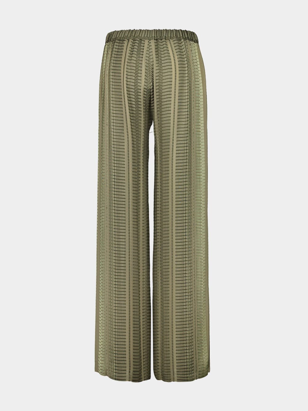 Sage Alcestes Loose Textured-Silk Trousers