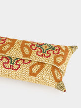 Bavash Designs Felix Natural Embroidered Straw Clutch