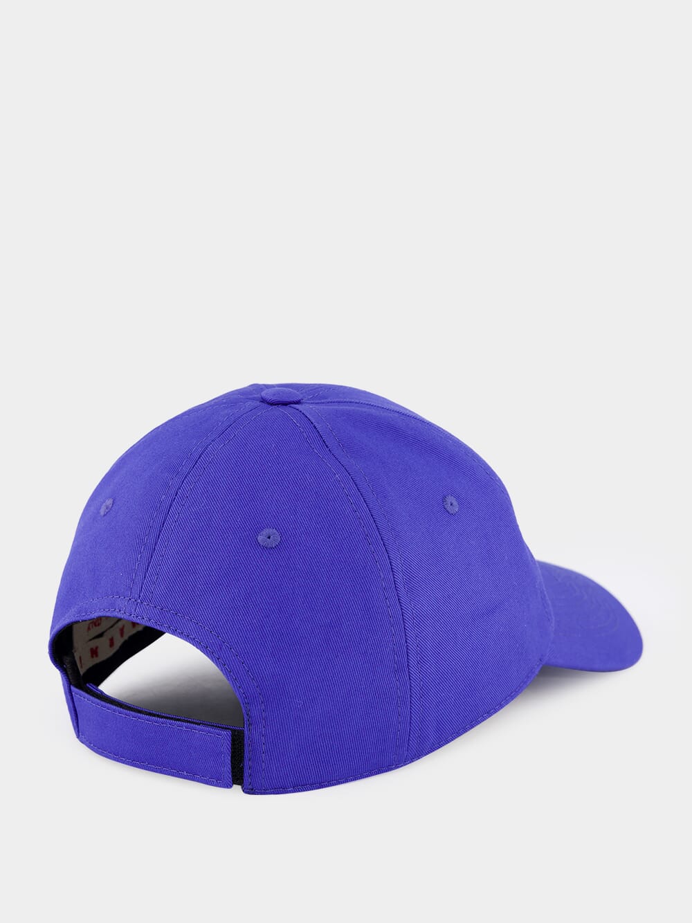 Blue Organic Gabardine Baseball Cap