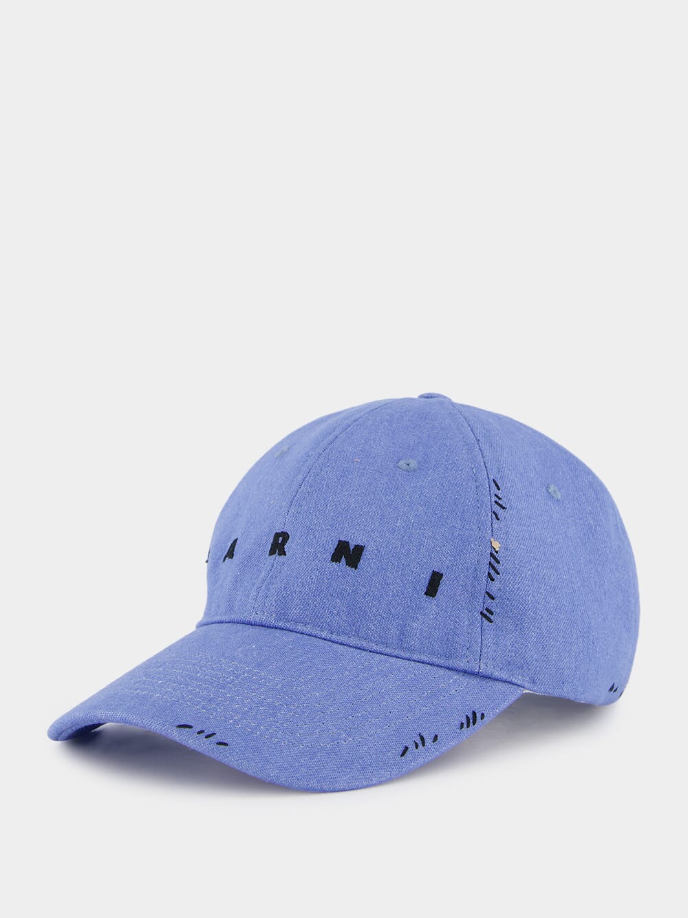 Marni Mending Blue Denim Cap