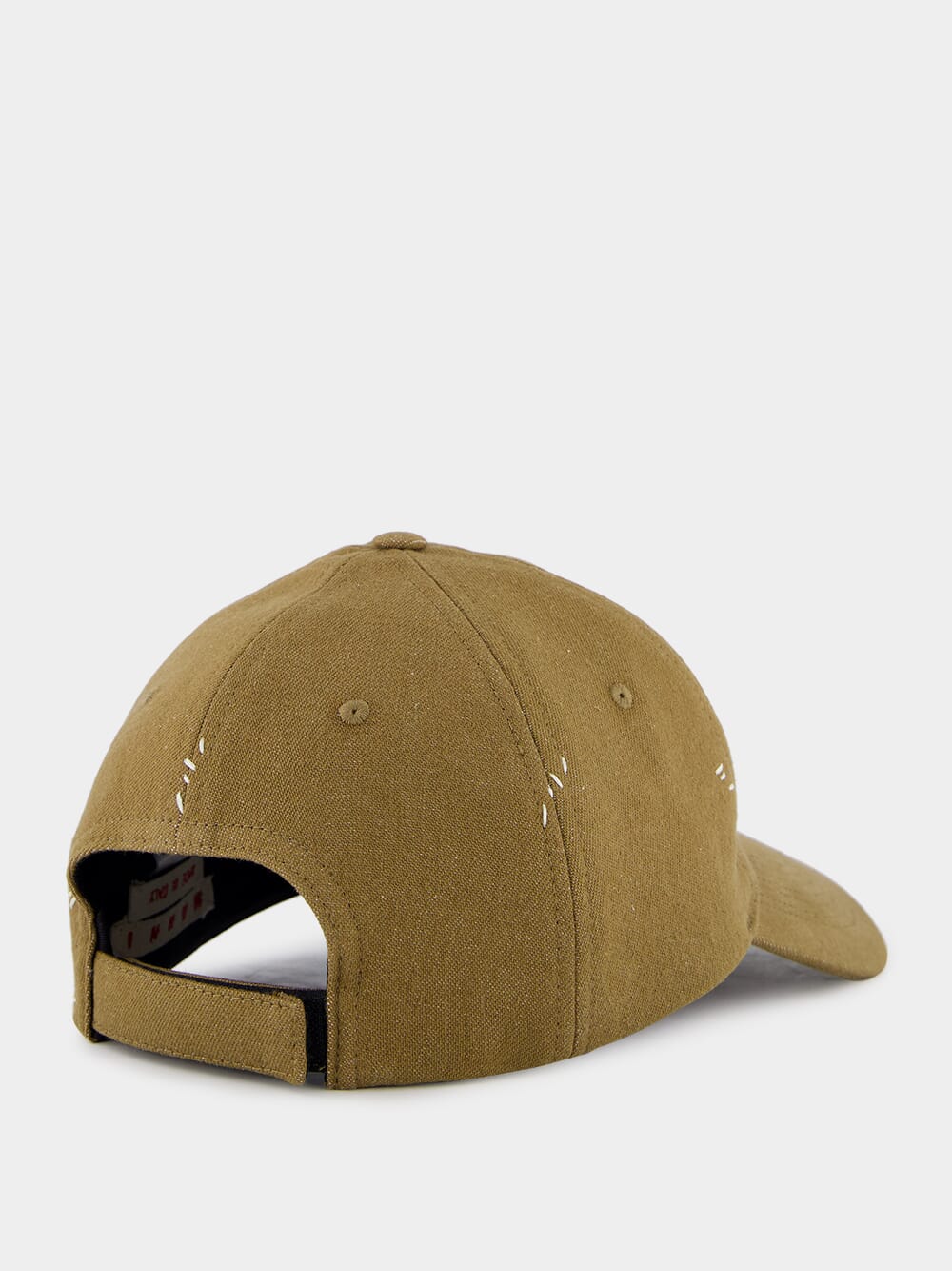 Marni Mending Brown Denim Cap