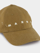 Marni Marni Mending Brown Denim Cap