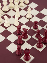 Hector Saxe Paris Aubergine Leather Multi-Game Box