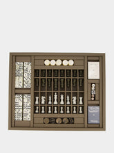 Hector Saxe Paris Taupe Leather Multi-Game Box