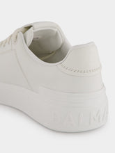 Balmain B-Court White Calfkskin Sneakers