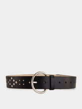 Marni Black Studded Leather Belt