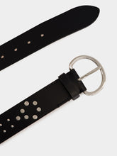 Marni Black Studded Leather Belt