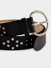 Marni Black Studded Leather Belt
