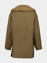 Lemaire Sisal Shearling Winter Parka in Water-Repellent Canvas