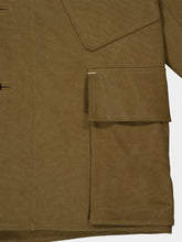 Lemaire Sisal Shearling Winter Parka in Water-Repellent Canvas