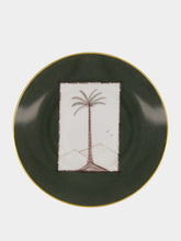 Marie Daâge Cartouche Khaki Salad Plate Set of 2