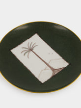 Marie Daâge Cartouche Khaki Salad/Dessert Plate