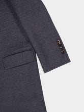 Tom Ford Dark Grey Long Wool-Cashmere Coat