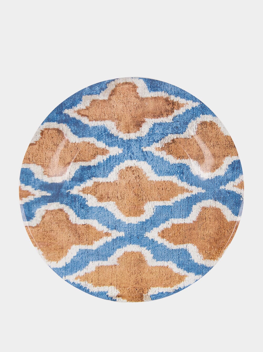 Ikat dinner plate