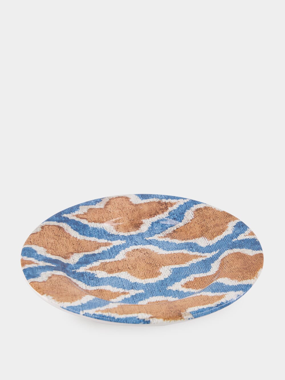 Ikat dinner plate