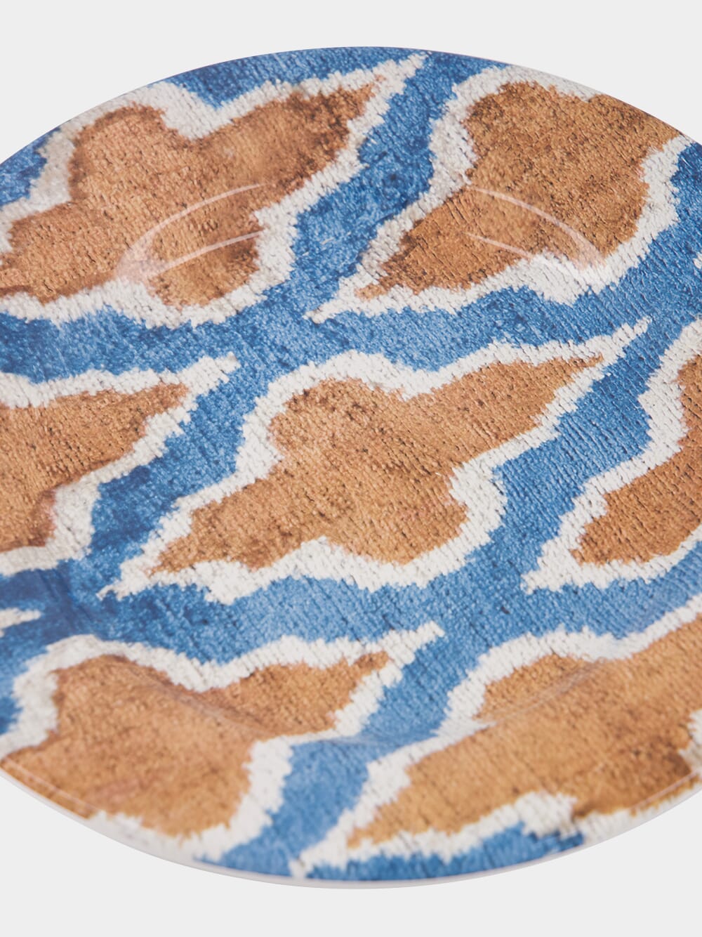 Ikat dinner plate