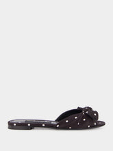 Dolce & Gabbana Polka-Dot Printed Satin Sliders