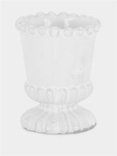 Astier de Villatte Adélaïde Egg Cup with Beaded Rim