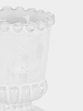 Astier de Villatte Adélaïde Egg Cup with Beaded Rim