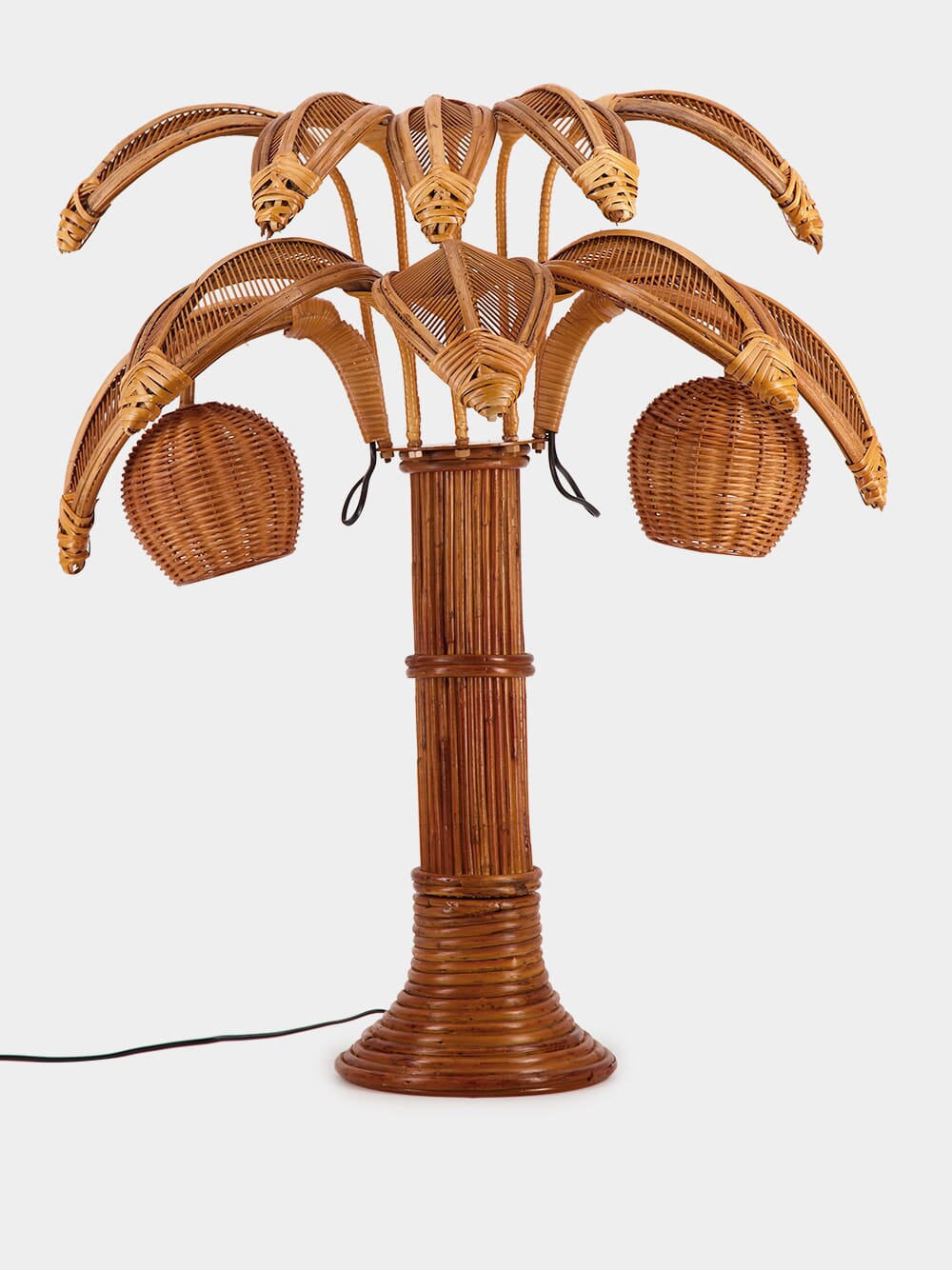 Gold Coconut Tree Wall Lamp