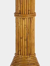 Santano Gold Coconut Tree Lamp in Rattan