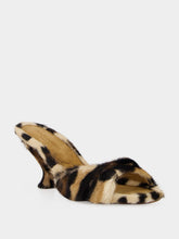 Dolce & Gabbana Leopard-Print Keira Mules