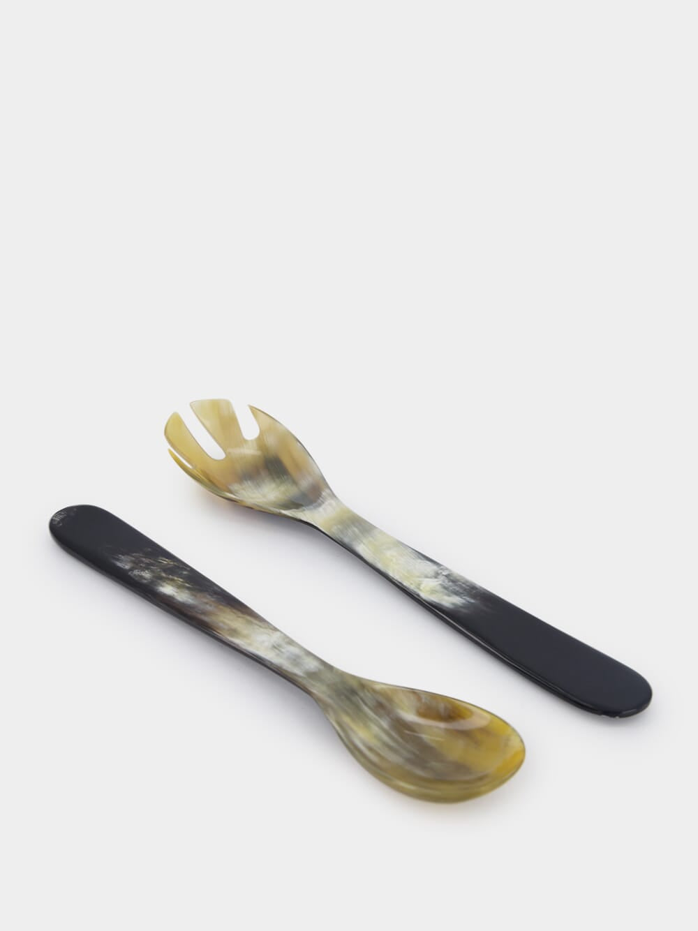 Marbled Black Salad Set