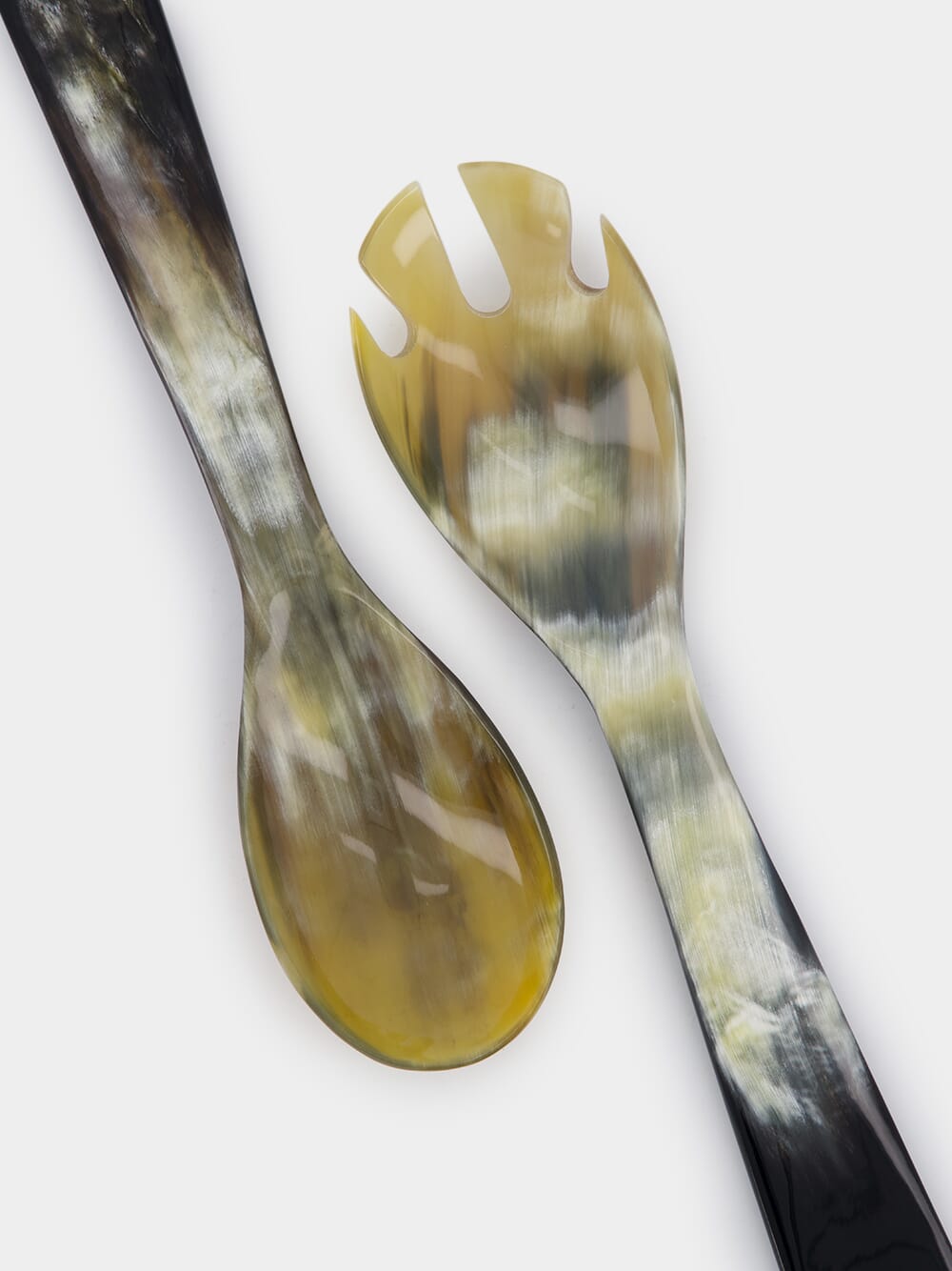 Marbled Black Salad Set