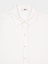 Commas White Frequency Embroidered Shirt