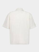 Commas Flax and Green Reflection Embroidered Oversized Shirt