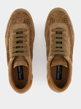 Dolce & Gabbana Brown Suede Saint Tropez Sneakers