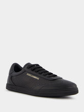 Dolce & Gabbana Saint Tropez Perforated Black Sneakers