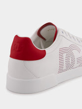 Dolce & Gabbana Perforated Logo White Sneakers
