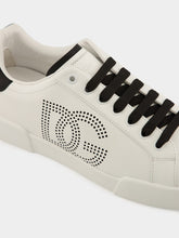 Dolce & Gabbana White Calfskin Portofino Sneakers