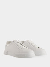 Dolce & Gabbana White Low-Top Leather Sneakers