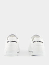 Dolce & Gabbana White Calfskin Nappa Portofino Sneakers