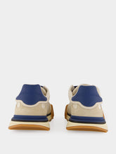 Dolce & Gabbana Ivory and Blue DG Athletic Sneakers