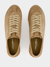 Dolce & Gabbana Beige Lipari Suede Sneakers