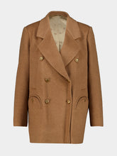 Blazé Milano Camel Double-Breasted Camel Hair Coat