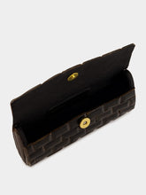 Glorinha Paranaguá Anouska Clutch in Dark Horn
