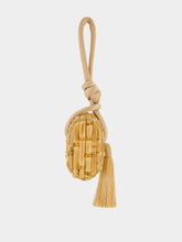 Glorinha Paranaguá Khaki Tanit Bamboo Mini Bag