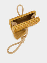 Glorinha Paranaguá Khaki Tanit Bamboo Mini Bag