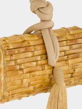 Glorinha Paranaguá Khaki Tanit Bamboo Mini Bag