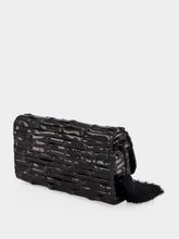 Glorinha Paranaguá Gaya Lacquered Bamboo Clutch in Black