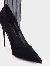 Dolce & Gabbana X KIM Stretch Tulle Thigh-High Boots