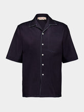 Marni Deep Blue Stretch Denim Trompe L